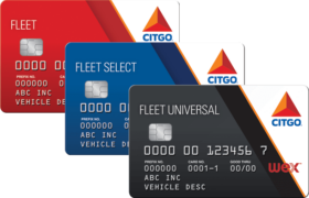 CITGO Fleet Cards stacked on top of each other
